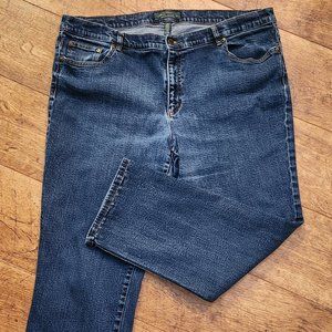 Ralph Lauren Women's Dark Blue Boot Cut Jeans